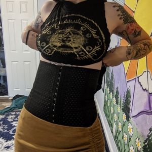 Black waist trainer / corset